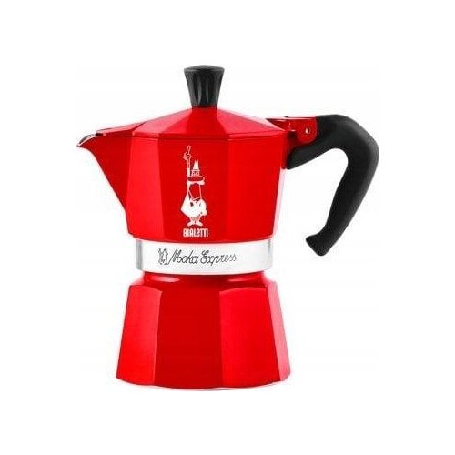 Bialetti Aparat za espresso Moka Express Nutcracker 3 skodelice, rdeča, (5000117905) Cene