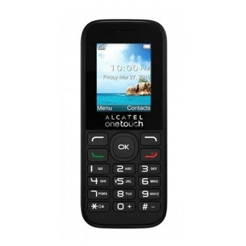 Alcatel 1050D Crni 1.8 Dual Sim, 400 mAh mobilni telefon Slike