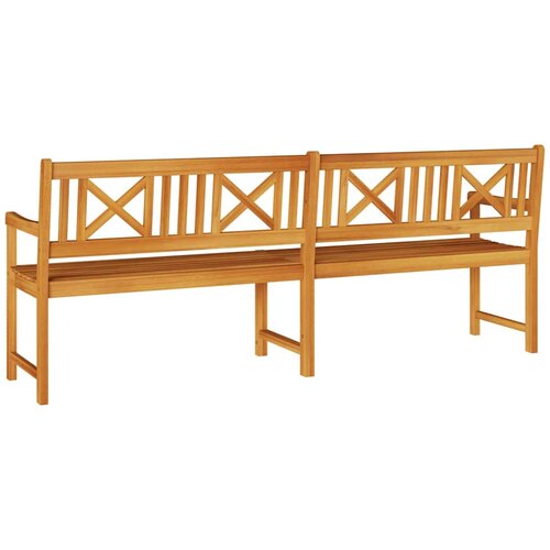  Vanjska klupa Prirodna 220 x 56 x 90 cm Čvrsto drvo akacije Slike