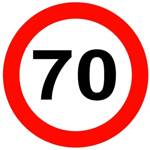  NALJEPNICA OGRANIČENJA BRZINE 70km/h Slike