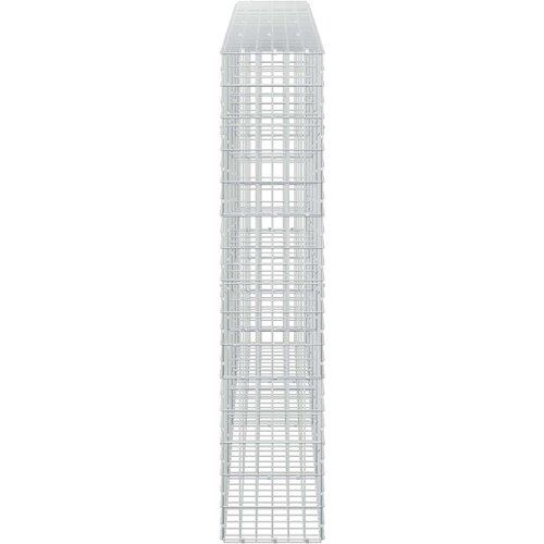  Gabion s žicom debljine 5 mm i mrežom 5x10 cm 400x30x150 cm Slike