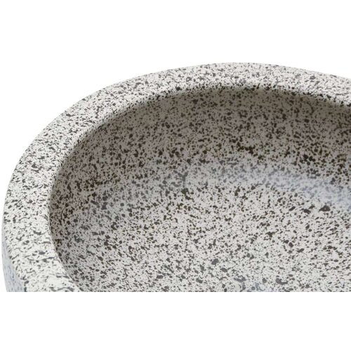  umivaonik sivi okrugli &amp;Phi; 41 x 14 cm keramički Slike