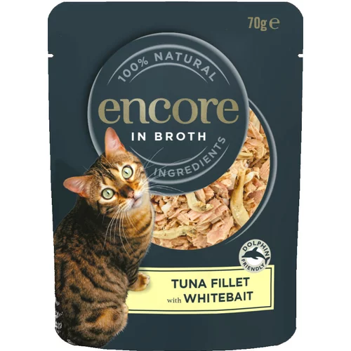 Encore Ekonomično pakiranje Cat Pouch 48 x 70 g - Tuna i sitna riba (mlade ribice)