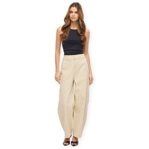 Vila Hlače Chia Barreal Trousers - Birch Bež Slike