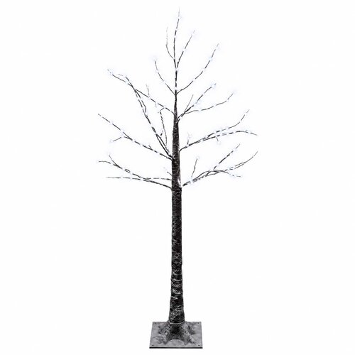  Snježno LED božićno drvce Smeđa 22 x 22 x 150 cm Plastika Slike