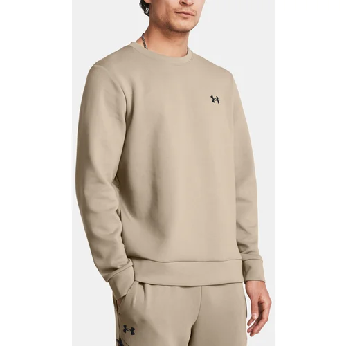 Under Armour UA Unstoppable Flc Crew Pulover Rjava