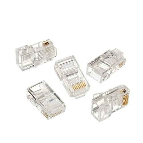 UTP konektor 10 komada GEMBIRD RJ45, cat.5 8P8C, 30u gold plated, LC-8P8C-001/10