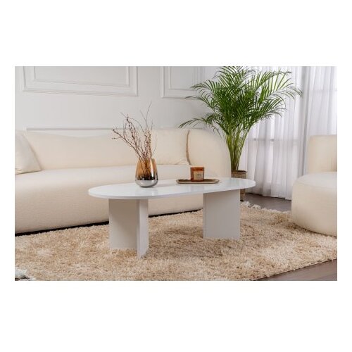 Hanah home Klub sto Sable, 119x60x40cm, Bijeli Slike