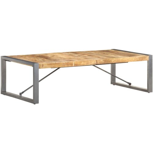  Stolić za kavu 140 x 70 x 40 cm od grubog drva manga Slike