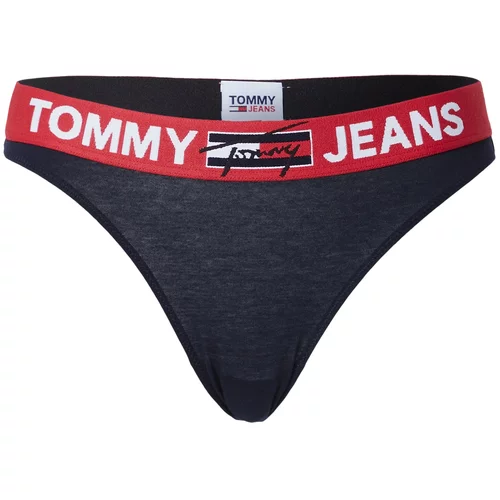 Tommy Hilfiger Underwear Tangice ognjeno rdeča / pegasto črna / bela