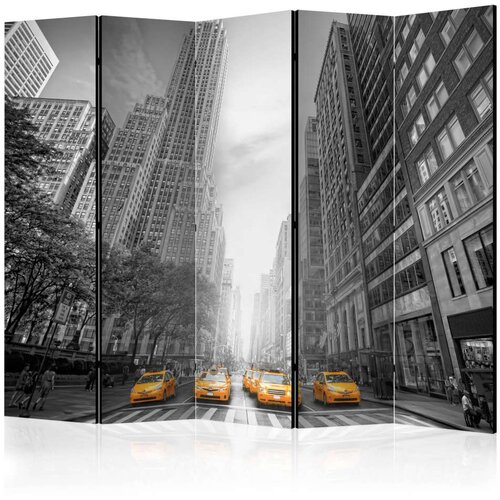  Paravan u 5 dijelova - New York - yellow taxis II [Room Dividers] 225x172 Cijene