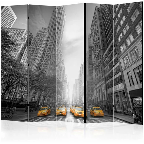  Paravan u 5 dijelova - New York - yellow taxis II [Room Dividers] 225x172