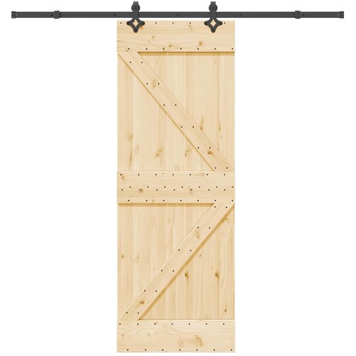  Klizna vrata NARVIK Prirodna i crna 70 x 210 cm (213,5 cm) Slike
