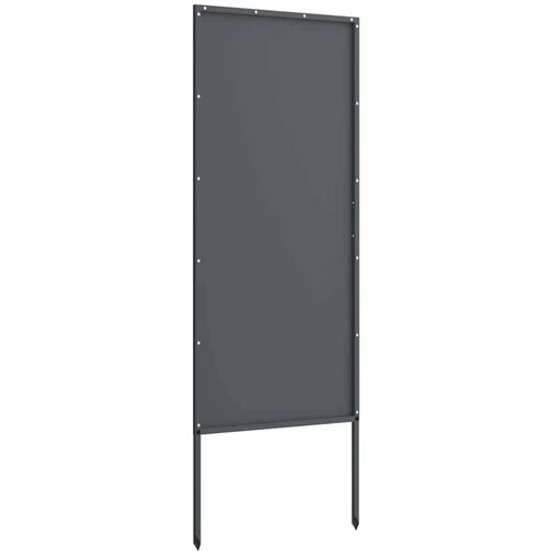 vidaXL Dekorativni panel za vrt antracit siva 50 x 140 cm Mnogi jeklo Cene