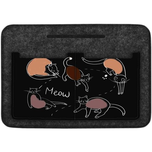 Bertoni unisex's Felt Bag Organiser Cat Game Slike