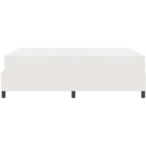  Krevet s opruga kutije Krema i bijela 140 x 190 cm Slike