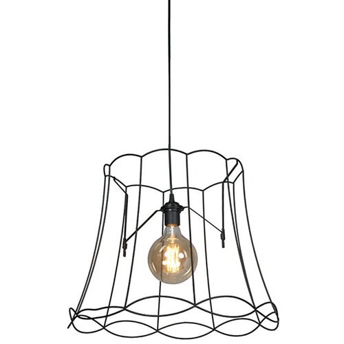 QAZQA Retro viseča svetilka črna 50 cm - Granny Frame Cene