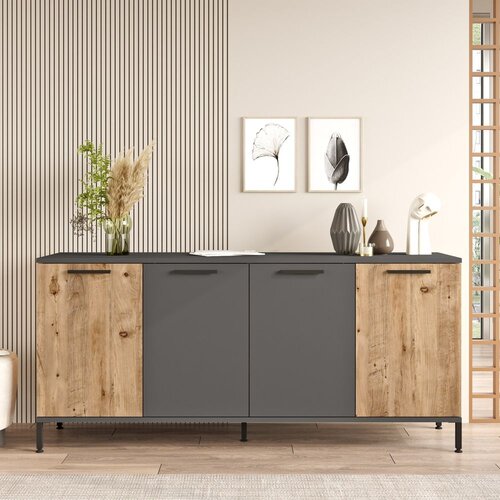 Woody Fashion Rl4-Aa Atlantic PineAnthracite Console Cene