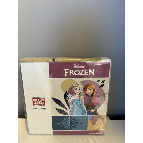 Tac Set posteljine sa prekrivačem za devojčice Frozen Forest, 100x150cm, Teget-žuti Cene