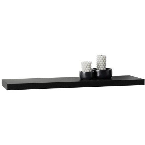 M&amp;ouml;max stenska polica mister office, črna, 90 cm Slike
