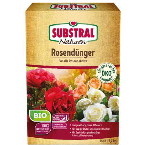 Substral Bio gnojilo za vrtnice Naturen (1,7 kg, za 68 rastlin)