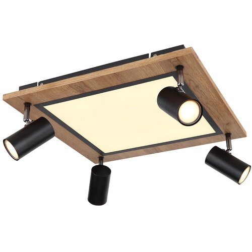  Stropna spot svjetiljka Ulla (24 W, D x &amp;Scaron; x V: 45 x 45 x 13 cm, Crna, Ostalo) Slike