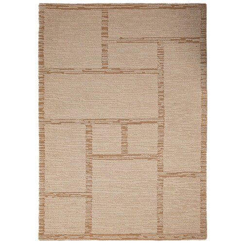 Flair Rugs Ročno tkana volnena preproga v naravni barvi 200x290 cm Harris Modula Wool &amp;ndash; Slike