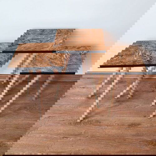 Hanah home 3Shp122 - camel camel nesting table (3 pieces) Cene