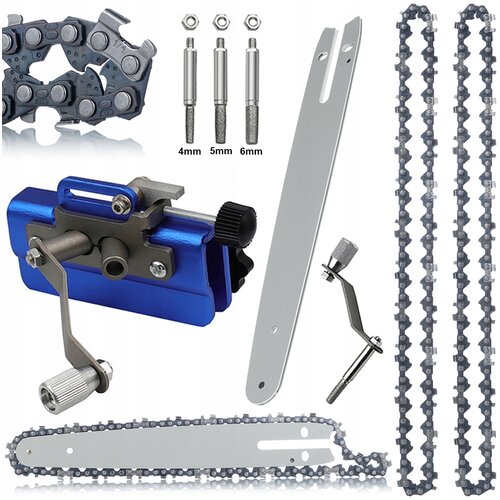 Rosfix SET VODILNA PLO&Scaron;ČA 8" Z 2 VERIGAMA 1/4" IN ROČNIM BRUSILNIKOM | KALJENO JEKLO, 1,3 MM, (5000036458) Cene