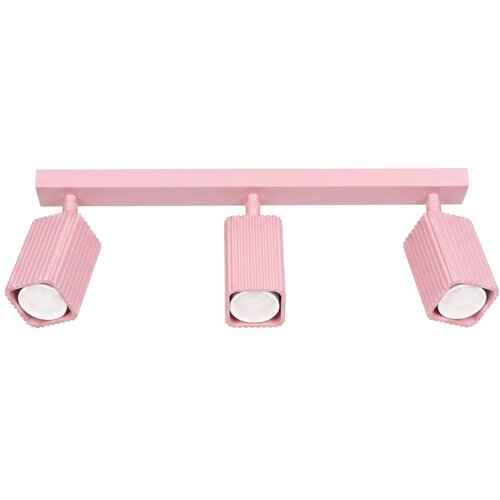 Sollux Lighting Stropna svetilka RAYO 3L roza, (5000499758) Slike