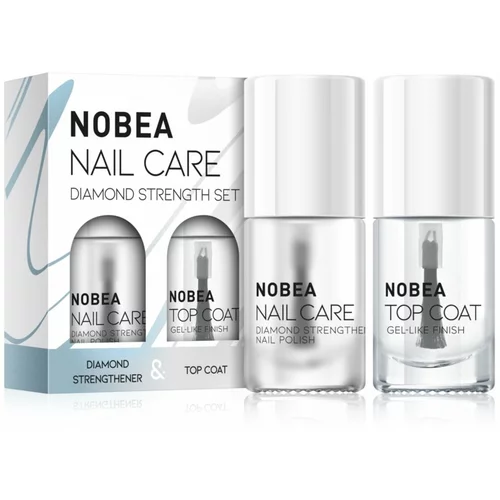 NOBEA Nail Care Diamond Strength Set set lakova za nokte Diamond strength set