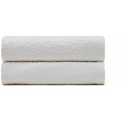 Kave Home Bijeli pamučan prekrivač za bračni krevet 240x260 cm Marimurtra –