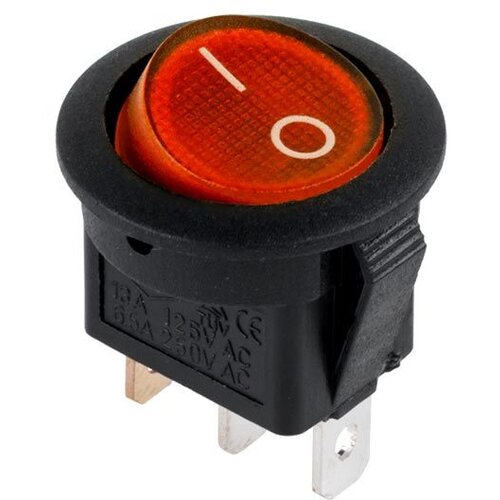 Kemot Stikalo 1-0, 6,5A 250VA, 3-PIN, O20mm, rdeča barva, (20773173) Cene