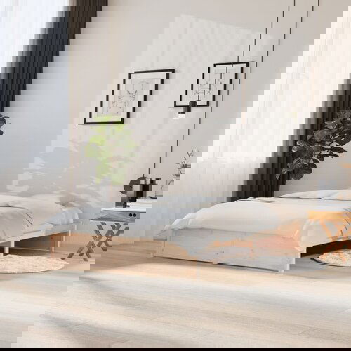 Furnova Posteljni okvir trden les 150x200 cm, (21931592) Slike