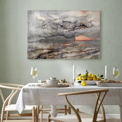  Slika - Connected Clouds (1 Part) Wide 60x40 Na talijanskom platnu Slike