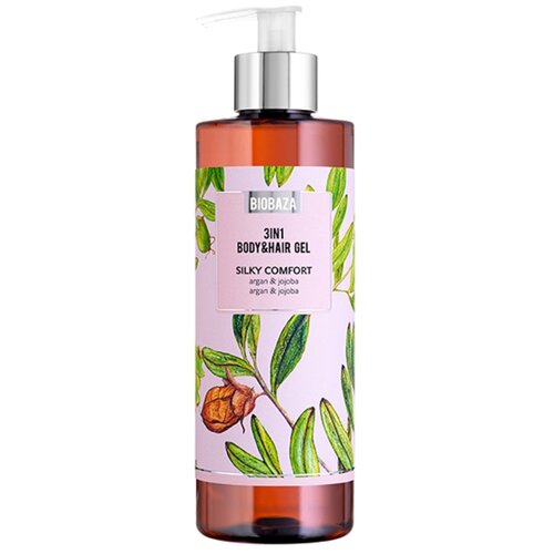Biobaza 3in1 Body&Hair Gel Silky Comfort šampon, regenerator i gel za tuširanje 3 u 1 400 ml Cijene