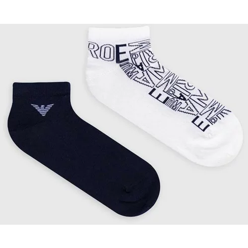 Emporio Armani Underwear Čarape 2-pack za muškarce, boja: tamno plava