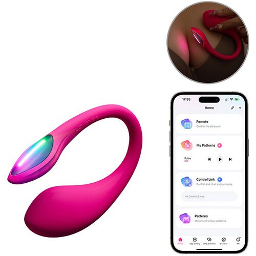 Lovense Lush Mini - pametna vibro jaja (ružičasta) Slike