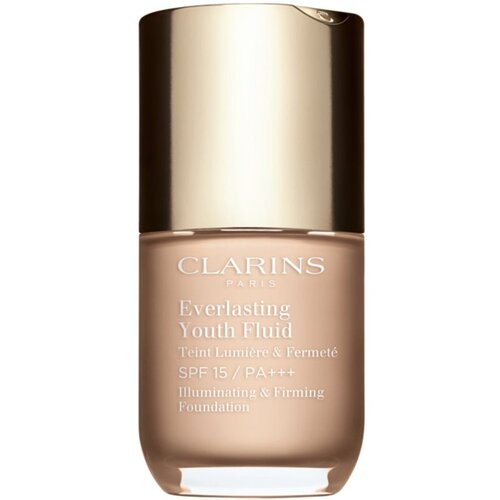 Clarins Everlasting Youth Fluid posvjetljujući puder SPF 15 nijansa 100 Lily 30 ml Cene