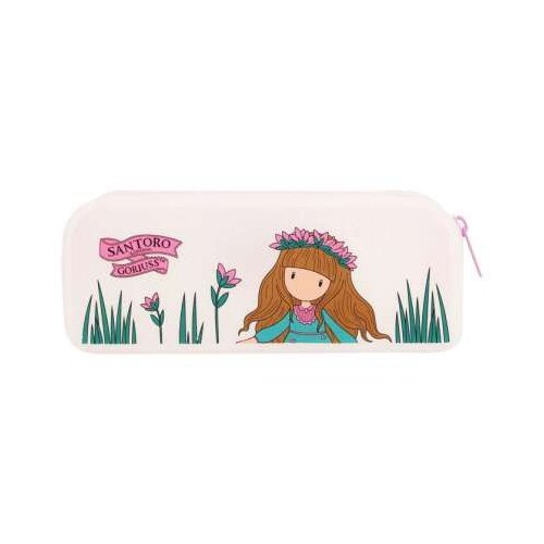 Santoro Pernica silikonska pravougaona glitter 1zip Woodland Wildflower Gorjuss 1337GJ04 Cene