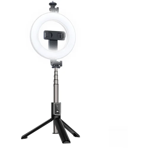 XO Selfie stick tripod z LED obročem BT SS12 črn 95 cm, (20938146)