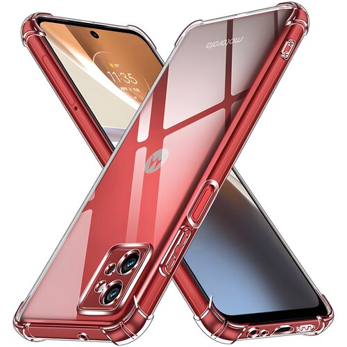 Techsuit Silikonski ovitek z ojačanimi robovi za Motorola Moto G32 - Prozorna Cene