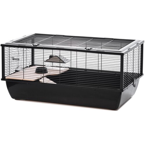 INTER-ZOO Bob + Wood black - cage for a hamster Slike