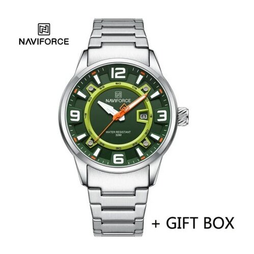 Naviforce nf8044 zeleni mu&amp;scaron;ki ručni sat kvarcni mehanizam ( NF8044 ZELENI ) Slike