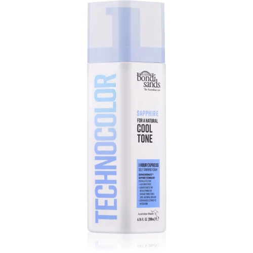 Bondi Sands Technocolor 1 Hour Express Sapphire pjena za samotamnjenje nijansa Cool Natural 200 ml