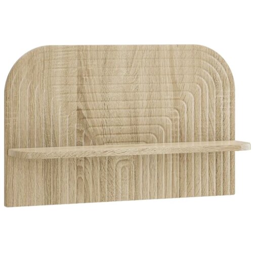  Zidna polica 2 kom. Hrast sonoma 60 x 13 5 x 37 5 cm - Hrast sonoma 60 cm Slike