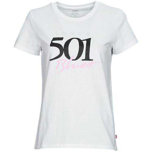 Levi&amp;#039;s Majice s kratkimi rokavi THE PERFECT TEE Bela Slike