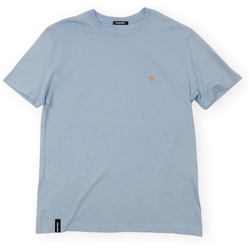 Organic Monkey T-Shirt Shrimpanze - Blue Macarron Plava Slike