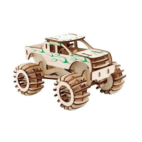  Čarolijashop 3d drvena slagalica - Monster kamion ( 462) Slike
