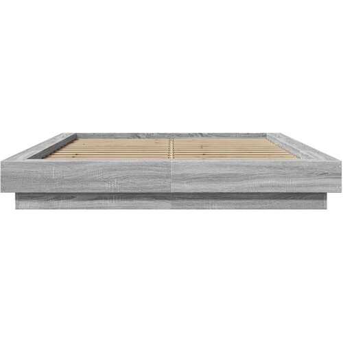  Okvir za krevet boja hrasta 120 x 200 cm od konstruiranog drva Slike